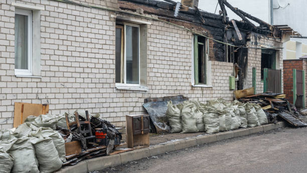 Professional Fire Damage Removal technician working in Ohio, OH